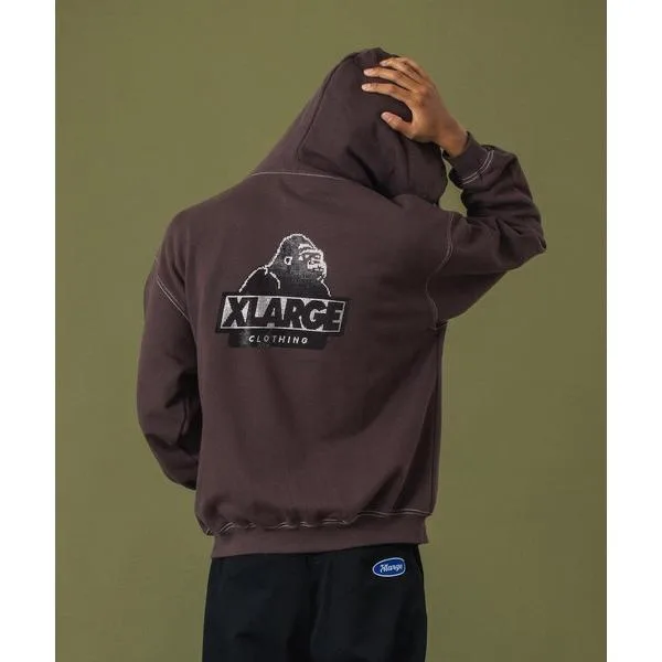 パーカー RHINESTONE OG ZIP HOODED SWEATSHIRT メンズ レディース