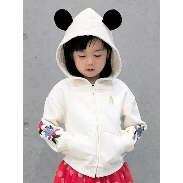 パーカー 裏起毛 babyGap | ディズニー ヴィンテージソフト 3Dパーカー キッズ 子供服 女の子