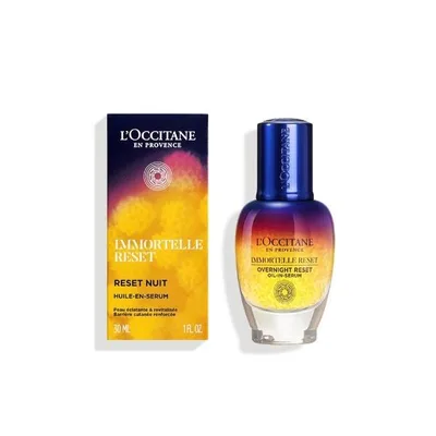 美容液 オイル クリーム ロクシタン l'occitane イモーテル オーバーナイトリセットセラム 30mL 夜用美容液