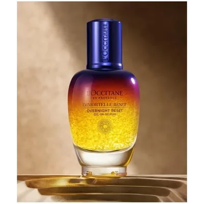 美容液 オイル クリーム ロクシタン l'occitane イモーテル オーバーナイトリセットセラム 50mL 夜用美容液