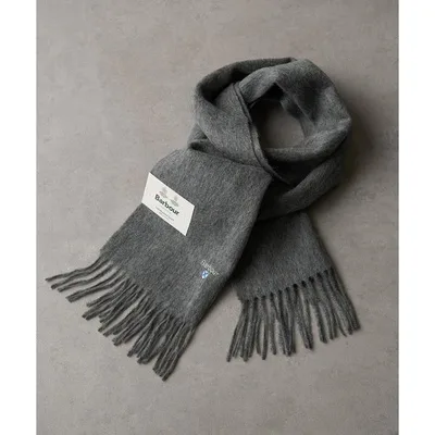 マフラー 「Barbour」限定展開カラーあり!barbour plain lambswool scarf 195cm*25cm/USC0008/LSC0133 メンズ レディース