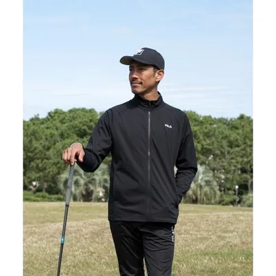 ブルゾン アウター 「FILA GOLF/フィラゴルフ」パッカブルブルゾンナイロンジャケット 接触冷感 UVカット ストレッチ撥水加工 ゴルフ メンズ レディース