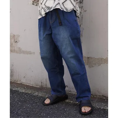 ジーンズ GRAMICCI×BEAVER/グラミチ×ビーバー 別注TUCK TAPERD DENIM PANT タックテーパードデニムパンツ メンズ レディース