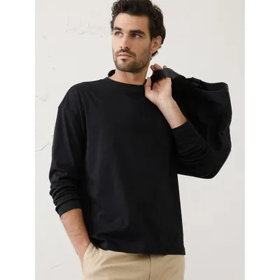 tシャツ BANANA REPUBLIC FACTORY STORE 日本限定 LUXE TOUCH ロングスリーブTシャツ メンズ