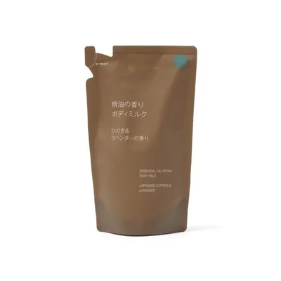 ボディクリーム 精油の香り ボディミルク ひのき&ラベンダーの香り(詰替用) 270mL