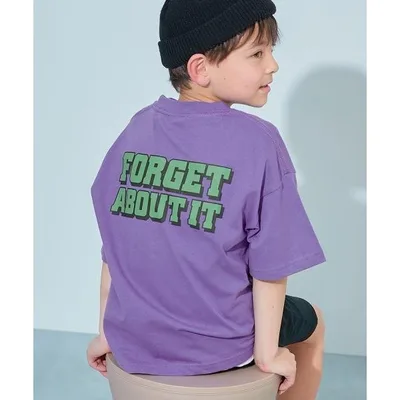 tシャツ 綿100% デビラボ BIGシルエット プリント半袖Tシャツ キッズ 子供服 男の子 女の子