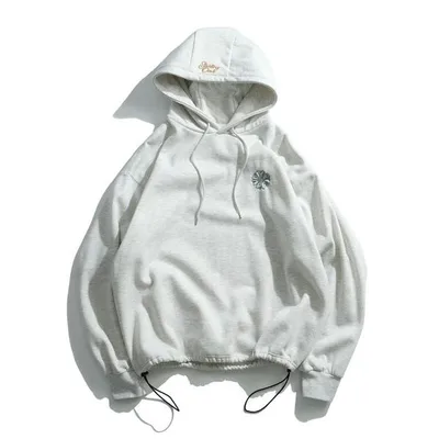 パーカー 裏起毛 PRINT EMBROIDERY DRAWCODE PULLOVER HOODIE / 刺繍 プリント プルオーバー ドローコード スウェットパーカー メンズ レディース