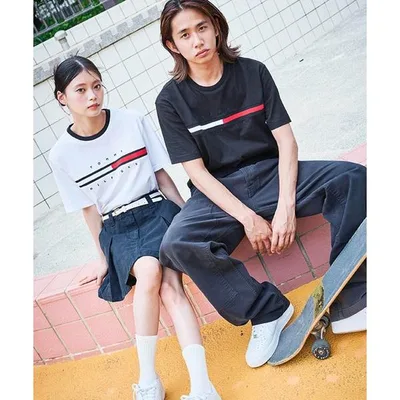 tシャツ 「オンライン限定」「ユニセックス」トミーヒルフィガーロゴTシャツ / TINO TEE メンズ レディース