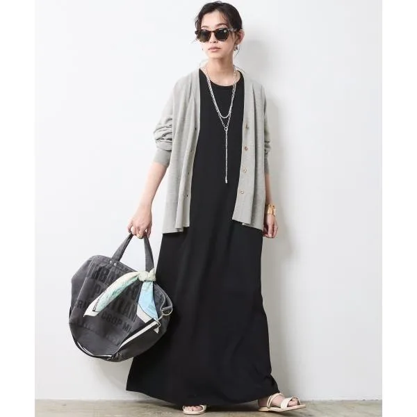 Dress Summer เดรสยาวทรงเอแขนกุด "มีไซส์ใหญ่" (ยาวกว่านี้) สไตล์ชิคๆ
