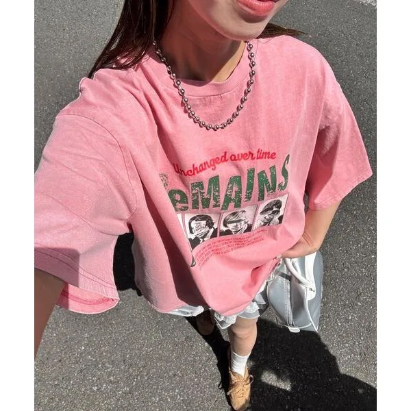 tシャツ 半袖 ピグメントバンドTEE レディース メンズ