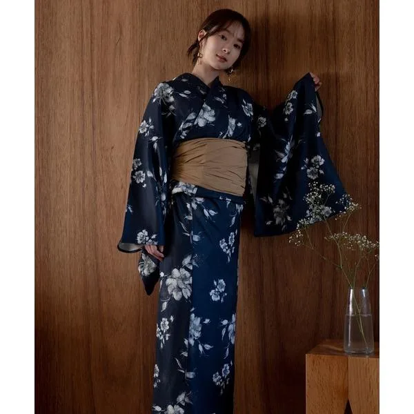浴衣 original floral pattern yukata / オリジナル花柄浴衣 レディース