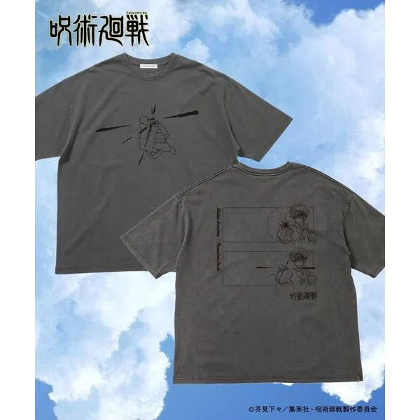 tシャツ 限定展開 「劇場版総集編 呪術廻戦 懐玉・玉折」ピグメント クルーネックプリントTシャツ/懐玉 五条悟 虚式 メンズ レディース