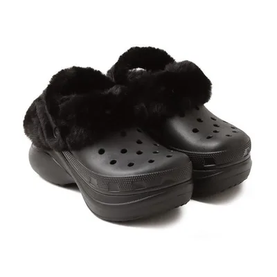 クロックス 厚底 サンダル crocs Bae Lined Clog / クロックス ベイ ラインド クロッグ レディース メンズ