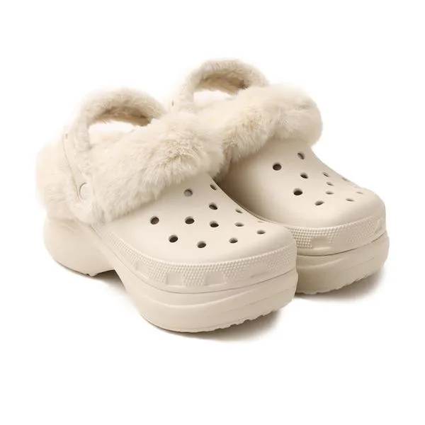 クロックス 厚底 サンダル crocs Bae Lined Clog / クロックス ベイ ラインド クロッグ レディース メンズ