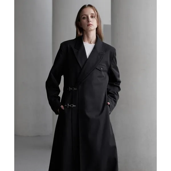 チェスターコート コート 「CLEL」Prime TR Double Lapel Coat / プライムTR ダブルラペルコート メンズ レディース
