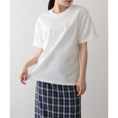 tシャツ 半袖 クルーネック ベーシック ドロップショルダー 半袖 Tシャツ レディース