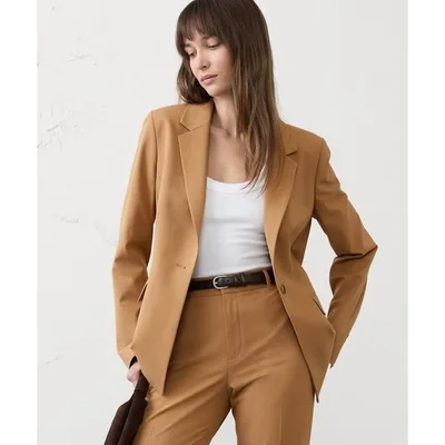 ジャケット テーラードジャケット BANANA REPUBLIC FACTORY STORE スカルプテッド ストレッチ ブレザー レディース