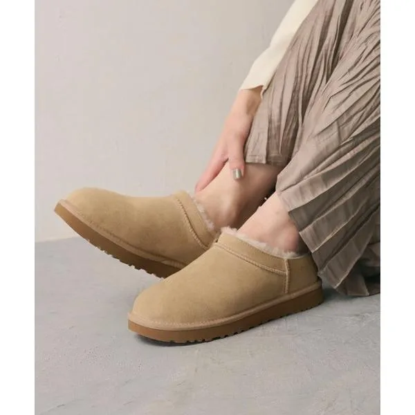 ugg ショート ムートン ブーツ 「国内EXCLUSIVE」「UGG」クラシック マイクロ ショートブーツ/スリッポン レディース