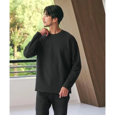 tシャツ 「WEB限定 WARDROBE SMART」エアリー カノコ カットソー 「抗菌・防臭」 メンズ
