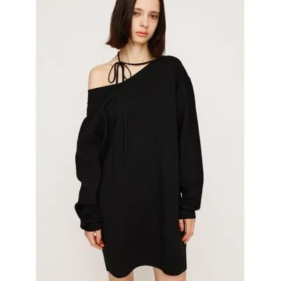 ワンピース ASYMMETRY NECK LOOSE OP アシンメトリー ネック ルーズ ワンピース 秋服 冬服