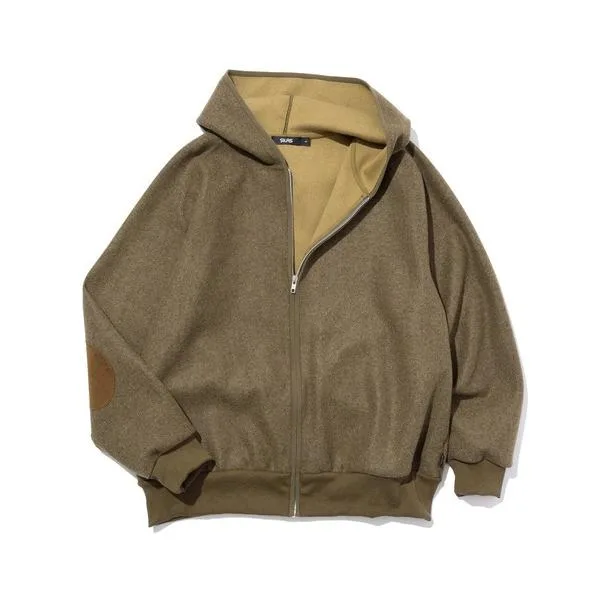 パーカー ELBOW PATCH ZIP OPEN SWEATSHIRT メンズ レディース