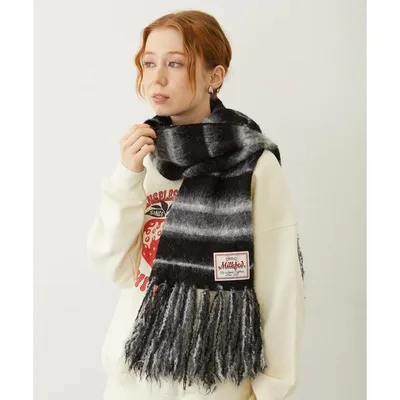 マフラー ストール STRIPED FRINGE STOLE レディース メンズ