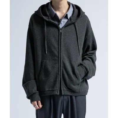 パーカー Knit parka/ニットパーカー メンズ