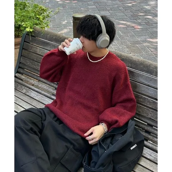 セーター ニット Soft Touch Crew Neck Knit - ソフトタッチクルーネックニット メンズ レディース
