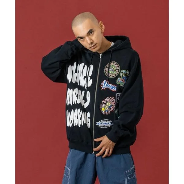パーカー MULTI LOGO ZIP UP HOODED SWEATSHIRT メンズ レディース