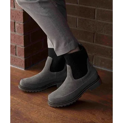 サイドゴア ブーツ MINNETONKA ミネトンカ / ニットソックスサイドゴアブーツ 18M09 レディース