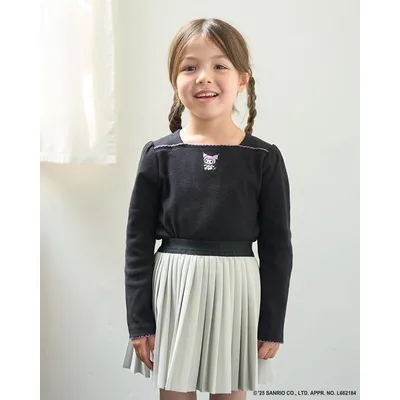 tシャツ 「サンリオキャラクターズ」ワンポイント刺しゅうトップス キッズ 子供服 女の子