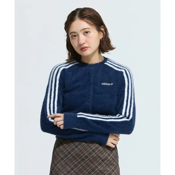 アディダス adidas カーディガン フラッフィー ニットカーディガン / シャギーニット / アディダスオリジナルス adidas Originals レディース