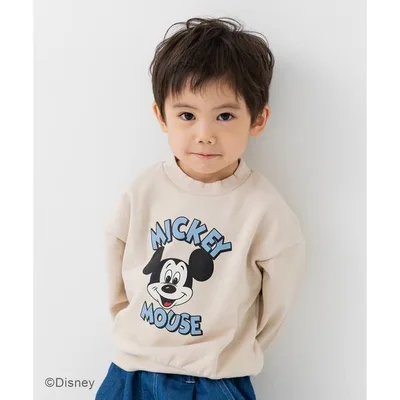 トレーナー 「ディズニー」ミッキーマウス/裏毛トレーナー キッズ 子供服 男の子 女の子