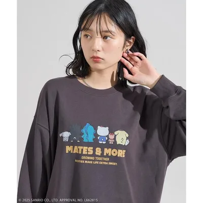 トレーナー スウェット SANRIO/サンリオ サンリオキャラクターズ こっちむいてスウェット レディース