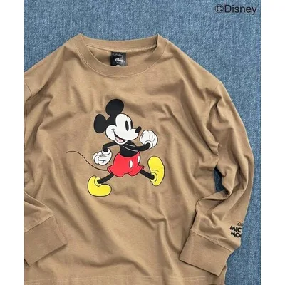 tシャツ 「Disney/ディズニー」MICKEYミッキーマウス キッズ オーバーサイズロンT キッズ 子供服 男の子 女の子