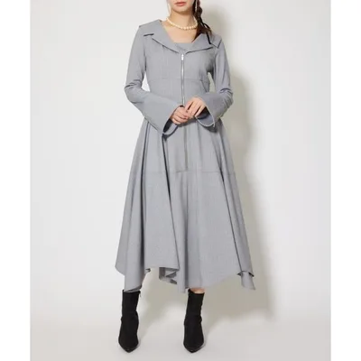 ワンピース セーラーディティールフレアワンピース 秋服 冬服