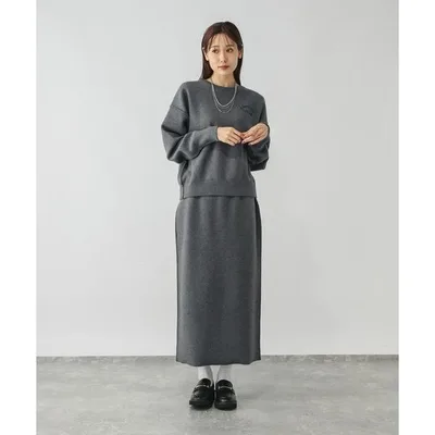 ニット セーター スウェットライクニットSET/498352 レディース