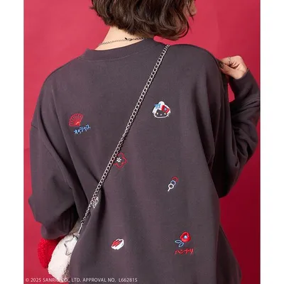 トレーナー スウェット SANRIO/サンリオ はんなり ”HELLO KITTY” スウェット/ハローキティ レディース