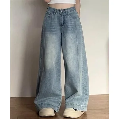 ワイドパンツ ジーンズ デニム デニムパンツ 脇縦ラインデニムパンツ レディース