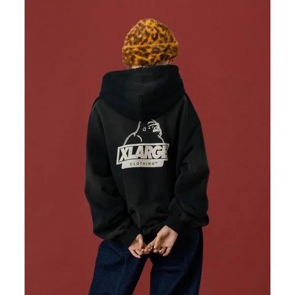 パーカー DISCHARGE PRINTED SLANTED OG HOODED SWEATSHIRT メンズ レディース
