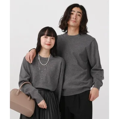 セーター ニット メルティクルーネックプルオーバー/523898 メンズ レディース