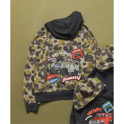 パーカー 「リンク」Jimnyコラボ ワッペンパーカー(大人) メンズ レディース