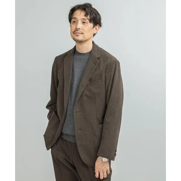 セレモニースーツ カジュアルスーツ LIFE STYLE TAILOR コーデュロイコンフォータブルジャケット メンズ