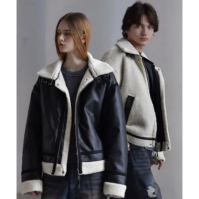 ブルゾン アウター 「CLEL」4way Reversible Faux Shearling Jacket / 4way リバーシブルフェイクムートンジャケット(2025AW ver.) メンズ レディース