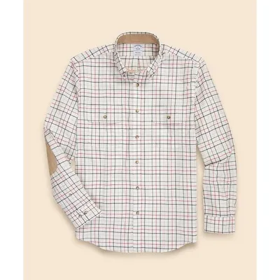 シャツ コットン/カシミヤ フランネル ダブルポケット カジュアルシャツ Regular Fit メンズ