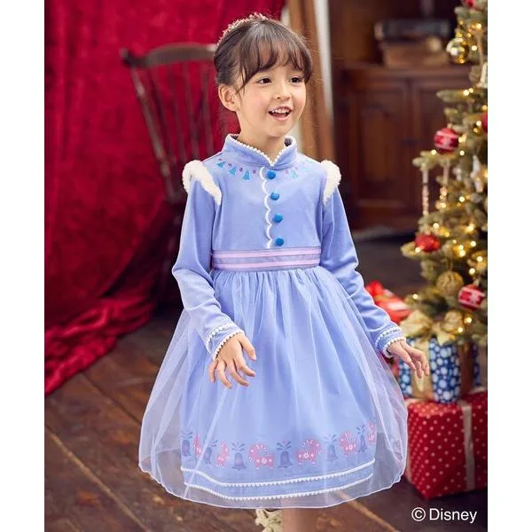 ワンピース 「ディズニー/FROZEN」アナ なりきりワンピース キッズ 子供服 女の子