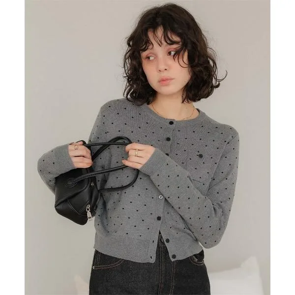 Cardigan Chest Pocket Knit Cardigan Women's