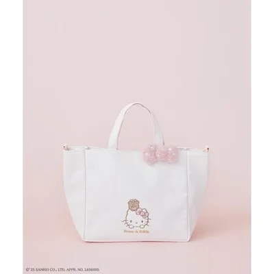 トートバッグ 小さめ ハローキティ 2Wayトートバッグ レディース