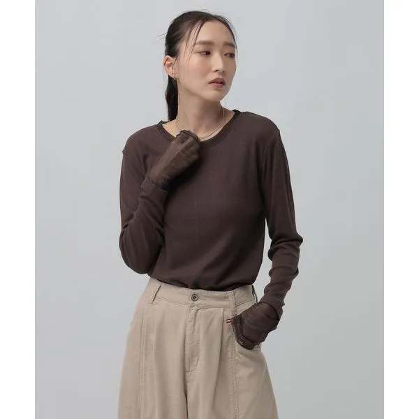 tシャツ 針抜きテレコインナー 601689 レディース