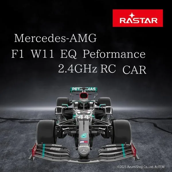 1/12 スケール 公式ライセンス ラジコン Mercedes-AMG F1 W11 EQ Performance ブラック モデルカー オフロード ドリフト クリスマス 誕生日 プレゼント